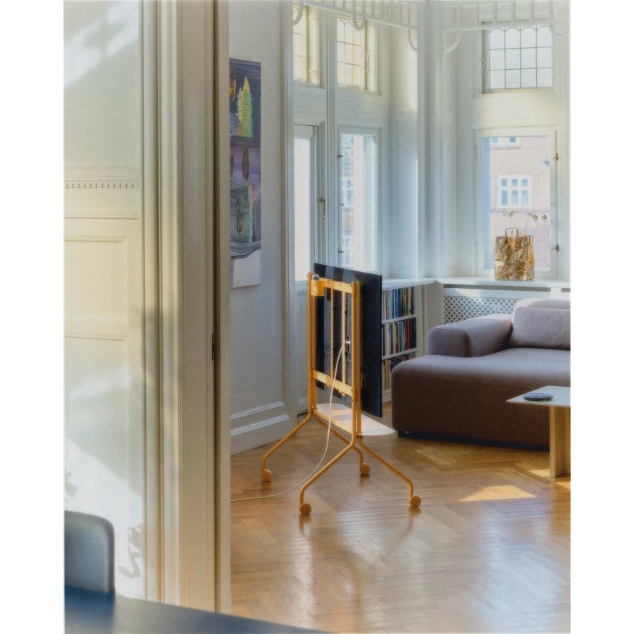 Pedestal Moon Light Shelf 82 cm, Apricot